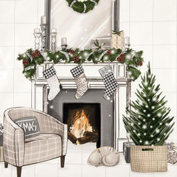 Полотенце Этель Magic winter 40х73 см, 100% хл, саржа 190 гр/м2  фото 5