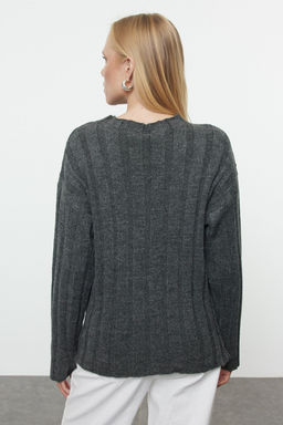 TRENDYOLMILLA Kemik More Sustainable Yumusak Dokulu Basic Triko Kazak TWOAW25KZ00335