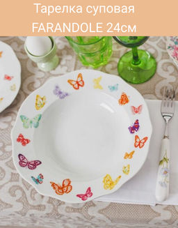 Тарелка суповая FARANDOLE 24см