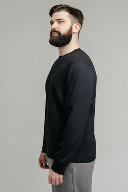 Арт. 67127/1 Лонгслив мужской 48-56 (5 шт) Цвет:черный