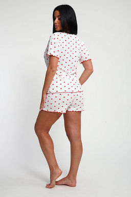 Пижама с шортами (01062, красный) - Плиона фото 24