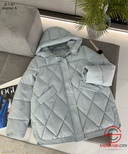 Женская стёганная куртка с капюшоном - Bruno фото 5