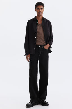 Camisa en tejido el?stico multidirecci?n Slim Fit - H&m фото 7