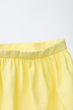 FALDA MIDI TAFET?N / Amarillo - Zara фото 5