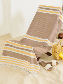 Покрывало-полотенце пляжное (хлопок) Тк№205/5/2 (90х180см) - Ганг фото 9