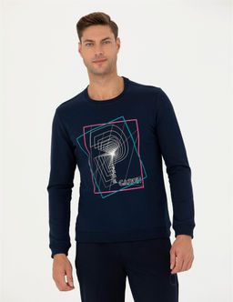Lacivert Regular Fit Sweatshirt - Pierre cardin фото 3