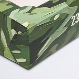 Цена за 2 шт. Коробка складная с окном под зефир С 23 февраля, 25?15?7 см