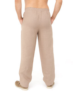 Брюки льняные мужские 598 мокко