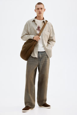 Camisa de popelina Loose Fit - H&m фото 3