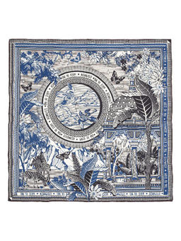 Платок жен. шелк 90х90 E04-8376-16 - Eleganzza фото 9