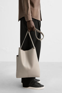 SHOPPER BAG WITH POCKET - Zara фото 3