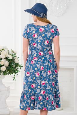 Платье женское из кулирки Кармелита Розы - Амадэль фото 12