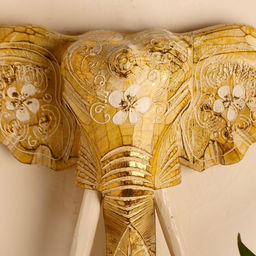 Сувенир «Голова слона», 28×26×10.5 см, дерево