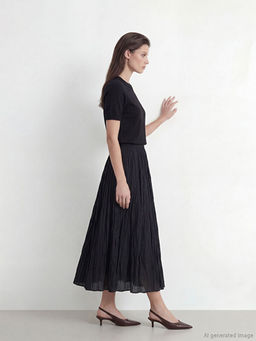 Beli Fermuarl? B?zg?l? Etek