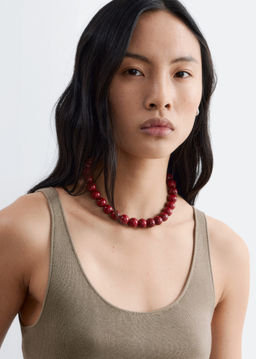 Camiseta de tirantes de punto con cuello redondo - H&m фото 8