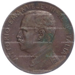 Монета 2 чентезимо 1917 года Италия