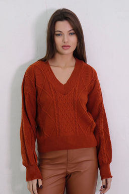 Martichelli Пуловер терракотовый