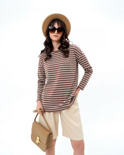 Лонгслив в полоску, тельняшка 70.8.2 - Sahar art lab фото 3