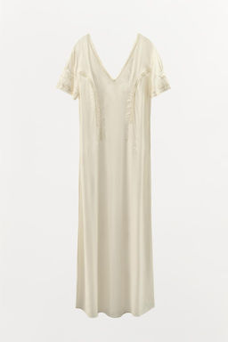 LONG EMBROIDERED DRESS - Zara фото 6