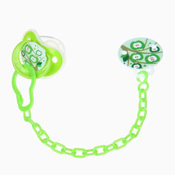 Пустышка ортодонтическая, с колпачком и держателем, от 0 мес.