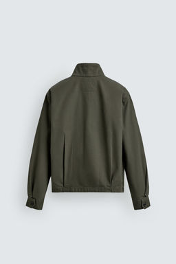 CAZADORA CROPPED FIT CREMALLERA / Khaki - Zara фото 8