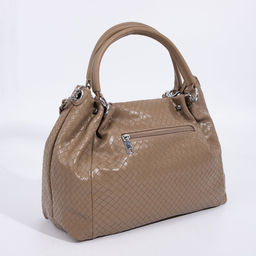 Сумка-мешок на молнии, наружный карман, длинный ремень, цвет коричневый - Simaland фото 2