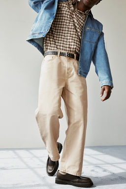 Pantalon de lona Baggy - H&m фото 4