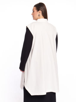 Удлиненный жилет GL03006WHT04