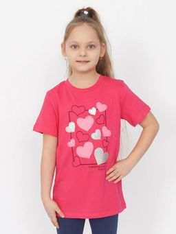 CRB wear / HSJG 63845-46 Футболка для девочки,циклама/Ex.Cherubino