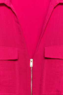 CAMISA SAFARI LAZADA / Fucsia - Zara фото 9