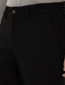 Siyah Regular Fit Kanvas Pantolon - Pierre cardin фото 5
