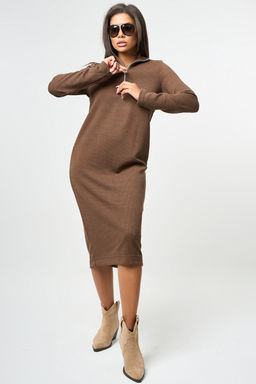 Платье теплое с длинным рукавом - Fly фото 13