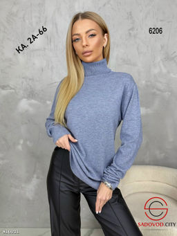 Водолазка женская однотонная