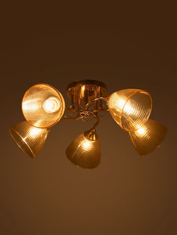 Люстра 13211/5, 5хE27, 40Вт, золото