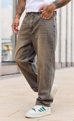 Джинсы муж. F521-0160R grey-brown