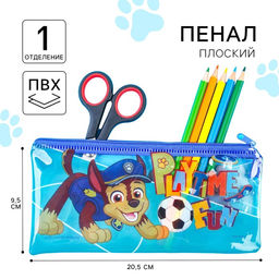 Пенал мягкий, 1 отделение, 95×205 мм, ПВХ, «Щенки»