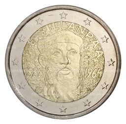 Монета 2 евро 2013 года Финляндия 125 лет со дня рождения Франса Эмиля Силланпяя