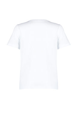 TRENDYOLMILLA Antrasit %100 Pamuk Y?ld?z Bask?l? Regular/Normal Kal?p Bisiklet Yaka Orme T-Shirt TWOSS24TS00095  фото 18