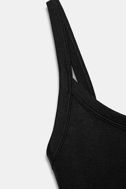 BODY TIRANTES ALGOD?N / Negro - Zara фото 7