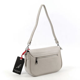 Женская кожаная сумка Sergio Valentini SV-K-045-106 Лайт Грей