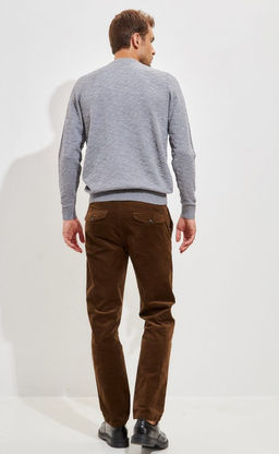 Джемпер мужской P321-15205 серый меланж - Primm фото 11