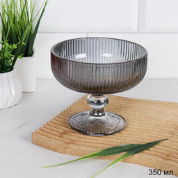 Креманка 300 мл / KF-039-4 /уп 48/ серая - Галеонтрейд фото 5