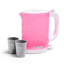 Бытовая техника "Электрический чайник с кружками"в коробке (цвет розовый)