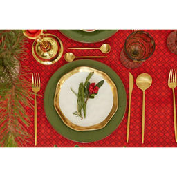 Скатерть новогодняя Доляна Процветания в Новом году 145*220 см, 100% п/э  фото 2