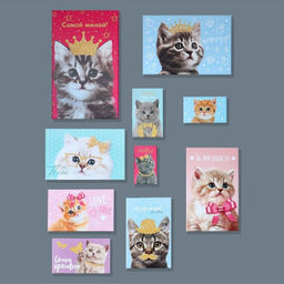 Набор коробок 10 в 1, упаковка подарочная, Яркий, 12?7?4 - 32.5?20?12.5 см