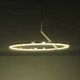 Светильник с ПДУ «Холли» LED 48 Вт 3000-6000К бело-золотой 60×60×22 см