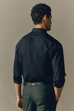 Camisa de facil planchado Slim Fit - H&m фото 5