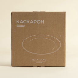 Тарелки SL Home «Каскарон», d=20 см, набор 2 шт., костяной фарфор, белые