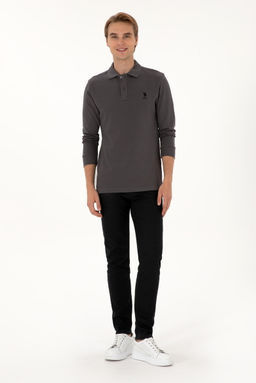 Erkek Gri Basic Sweatshirt Sepette S_rpriz _ndirim - U.s. polo assn фото 4