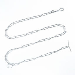 Цепь для привязи собак, сварные звенья, 1,8 м, калибр 30 мм, толщина проволки 2,6 мм - Пижон фото 2